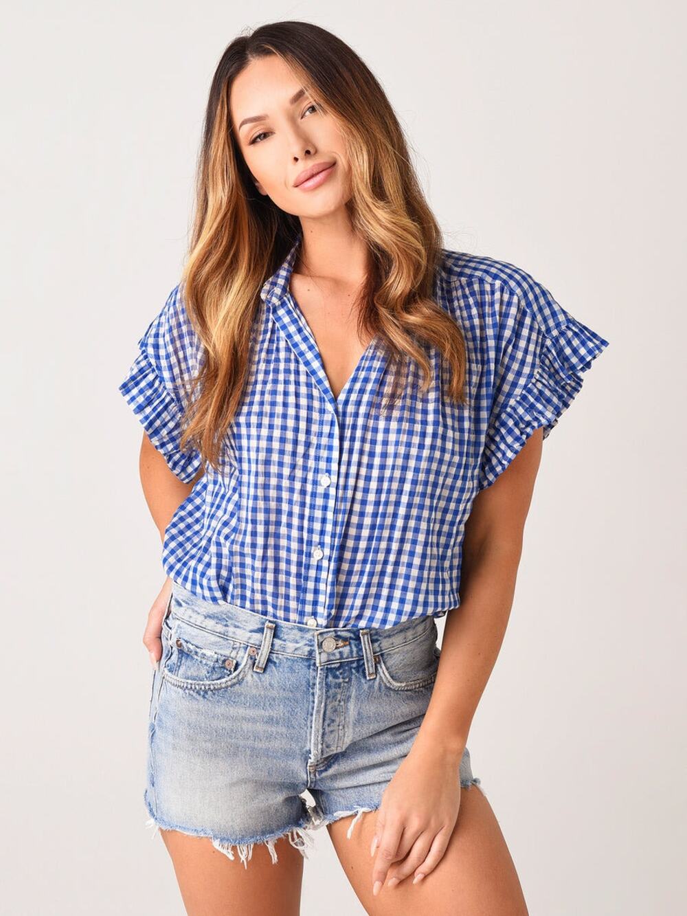 Trovata Marianna Ruffle Shirt